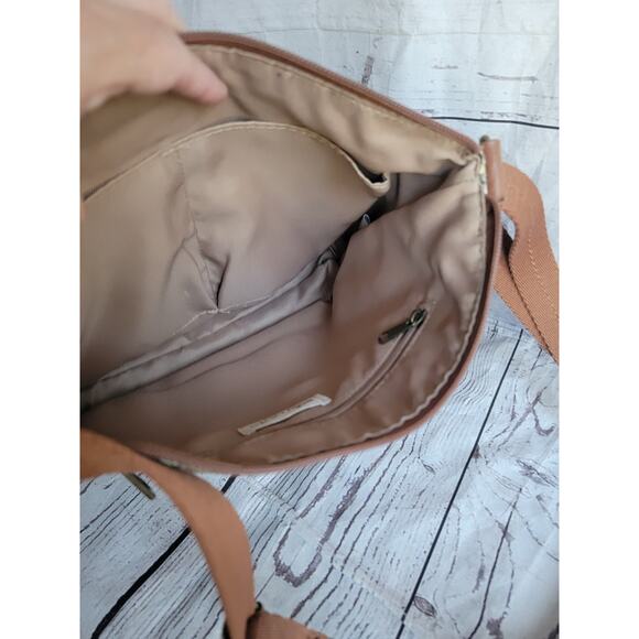 SakRoots crossbody bag purse brown pink orange Boho Style - Picture 6 of 13